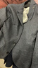 夢(mèng)特嬌（MONTAGUT）春秋男士西服含桑蠶絲格紋商務(wù)正裝單西裝挺括外套 灰藍 50  曬單實(shí)拍圖