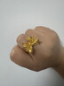 六福珠寶足金蝴蝶結(jié)黃金戒指送禮 計(jì)價(jià) F21TBGR0001 7.20克(含工費(fèi)1174元) 曬單實(shí)拍圖