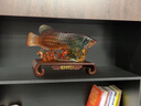 秦庭瀾境琉璃金龍魚(yú)擺件裝飾招財客廳玄關(guān)送老板高檔禮物喬遷開(kāi)業(yè)商務(wù)禮品 金龍魚(yú)擺件 38x14.5x23.5cm 曬單實(shí)拍圖