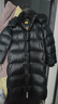 派賦冬季新款95鵝絨服女加厚加長(cháng)黑金哈爾濱極寒三防東北防寒服羽絨服 95新國標白鵝絨黑（男女同款）長(cháng)款 L 【130~150斤/397g充絨】 曬單實(shí)拍圖