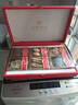 [現貨](méi) 高端山珍海味海參鮑魚(yú)禮盒 海鮮禮盒中秋禮品送長(cháng)輩伴手禮 【山海錦禮】紅色小六拼 曬單實(shí)拍圖