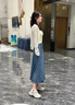SAM EDELMAN山姆愛德曼虞書欣同款2025秋厚底女老爹鞋拼接透氣休閑鞋MELIA 米白色 37 美碼6.5M（建議拍小半碼） 曬單實(shí)拍圖