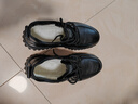 西域駱駝男鞋真皮商務(wù)休閑皮鞋冬季高幫加絨加厚羊毛保暖棉鞋中老年爸爸鞋 黑色【系帶】 43 標準皮鞋碼 曬單實(shí)拍圖