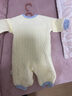 嬰蓓依新生兒嬰兒連體衣滿(mǎn)月百天男寶女寶寶衣服春秋款夾棉外出服 一帆風(fēng)順(夾棉) 66cm 曬單實(shí)拍圖