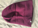 CEP春季羊毛保暖針織帽運動(dòng)男士女士帽子春季跑步騎行加厚戶(hù)外套頭帽 樹(shù)莓紫 均碼 曬單實(shí)拍圖