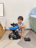 TINABELL英國品牌兒童玩具手勢感應變形遙控汽車送男孩玩具機器人生日禮物 四控48cm巨無霸-烤漆藍 曬單實拍圖