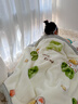 浪莎（LangSha）拉舍爾毛毯冬季加厚兒童毯子幼兒園小學(xué)生午睡毯嬰兒被子加絨蓋毯 甜夢(mèng)小兔【雙面暖絨 加倍保暖】 100x120cm【A類(lèi)母嬰級 兒童毯 】 曬單實(shí)拍圖