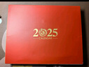 金值2026年臺歷皮面日歷馬年禮盒裝/紅色 2025日歷記事本月歷年歷周歷計劃本辦公室桌面擺件辦公送禮 曬單實(shí)拍圖