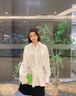 JZDZ白色襯衫女氣質(zhì)掐腰修身設(shè)計(jì)感長(zhǎng)袖2025春季法式小衫收腰襯衣上衣 白色 M 建議95-105斤 曬單實(shí)拍圖