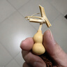御如意天然特小手捻把玩包漿老葫蘆文玩胡草里金小葫蘆手把掛件帶龍頭 【3.5-4厘米】一個 曬單實拍圖