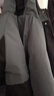 卡兔藍(lán)貓（KATULANMAO）男童冬裝加厚棉衣2024新款中大兒童秋冬季加絨外套洋氣連帽派克服 灰色 160 曬單實(shí)拍圖