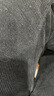 森馬（Semir）休閑褲男加絨冬季發(fā)熱抑菌寬松直筒褲松緊腰情侶 黑色90001 185/88A/XXL 曬單實(shí)拍圖