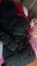 水孩兒（SOUHAIT）童裝男童女童長款羽絨服冬季兒童三防厚外套 鉆石黑 170 -充絨量268g 曬單實(shí)拍圖