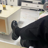 VOLO犀牛男鞋大頭鞋厚底增高商務(wù)正裝皮鞋休閑鞋 黑色 40  曬單實拍圖