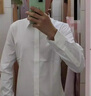 皮爾卡丹（pierre cardin）法式襯衫男長(cháng)袖商務(wù)正裝新郎伴郎結婚白襯衣免燙修身職業(yè)工裝宴會(huì ) 白色 斜紋法式袖 38 曬單實(shí)拍圖