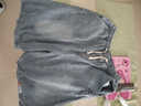 才俏夏季薄款潮流寬松休閑帥氣百搭五分中褲男士牛仔短褲外穿潮牌炸街 【2條裝】605淺藍605灰色 L 建議【105120斤】 曬單實(shí)拍圖