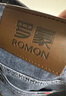 羅蒙（ROMON）牛仔褲男夏季男士直筒褲子男微彈休閑潮流男褲 黑灰色 32 曬單實拍圖
