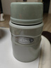膳魔師（THERMOS）燜燒杯不銹鋼保溫戶外露營(yíng)便攜學(xué)生帶餐燜粥杯可定制TCLF 綠色 520ml 曬單實(shí)拍圖