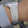 華為手表表帶適用于Watch GT3丨GT3Pro真表帶女款42mm雅致版時尚商務GT2 Fit2通用 簡裝女款真皮表帶-金扣-凝霜白(20mm口徑) 曬單實拍圖