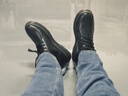 馬丁（DR.MARTENS）Crewson英倫男款夏季舒適休閑短靴8孔中幫馬丁靴 黑色 45 曬單實(shí)拍圖