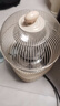 萬寶鳥籠烤火爐小太陽取暖器家用暖腳烤火器節(jié)能桌下電暖器電烤爐 奶油色【碳晶盤】無極調(diào)溫 曬單實(shí)拍圖