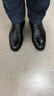 蜘蛛王皮鞋男輕奢高端真皮男鞋2025新款牛皮德比鞋男士系帶商務(wù)正裝鞋 黑色 -雙層牛皮 43 曬單實(shí)拍圖