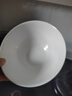 品來運(yùn)純白骨瓷碗家用米飯碗吃飯碗小湯碗大號面碗陶瓷餐具套裝組合大碗 6英寸標(biāo)準(zhǔn)面碗（4個） 曬單實拍圖