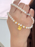 中國(guó)黃金CHINA GOLD珍珠項(xiàng)鏈女足金四葉草吊墜七夕情人節(jié)禮物送女友老婆生日實(shí)用 京速達(dá)-足金小四葉草珍珠項(xiàng)鏈 曬單實(shí)拍圖