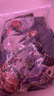 LULUALWAYS 冬季新款優(yōu)雅淑女格紋花卉拼接連衣裙 卡其色 S 曬單實拍圖