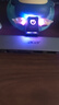 頑鍵俠電腦外接開關 網(wǎng)吧臺式機桌面電源開機鍵外置延長啟動加長線粘貼式按鈕家用網(wǎng)咖辦公室宿舍多場景 黑色鍵帽 線長兩米  七彩燈效 曬單實拍圖