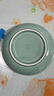 龍泉青瓷盤(pán)子菜盤(pán)餐具碟子家用中式陶瓷深盤(pán)餐廳涼菜圓盤(pán)調味碟飯盤(pán)實(shí)用盤(pán) 天青（7英寸盤(pán)） 7英寸 曬單實(shí)拍圖