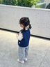 幼歌（YOUGE）【軟牛仔】嬰幼兒春季品簡約純色百搭舒適袖籠牛仔口袋馬甲 牛仔藍 90 cm 曬單實拍圖