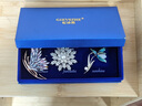 紀詩哲（GIEVSZHE）品牌珍珠胸針雪花星期胸針高檔女西服輕奢配飾奢侈教師節(jié)禮物老師 雪花星期胸針 曬單實拍圖