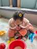 戴維貝拉（DAVE＆BELLA）兒童羽絨服國風(fēng)女童上衣中長(cháng)款小童外套冬裝新年加厚寶寶衣服 橘粉【現貨】 90 cm（建議身高80-90cm） 曬單實(shí)拍圖