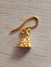 HONEYGOLD 蜜金珠寶黃金耳釘足金古法手工金稱心如意耳墜HGJ1584工費150元/件 2.97g 曬單實拍圖