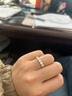 喜鉆鉑金鉆戒女簡(jiǎn)約百搭鉆石排戒求婚結(jié)婚鉆石戒指婚戒送女友生日禮物 鉑金共1克拉 曬單實(shí)拍圖
