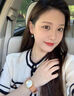 禾匠輕奢冰種翡翠耳環(huán)女士高級(jí)感2025年新款情人節(jié)生日禮物送老婆媽媽 翡翠耳釘(玻璃綠翡翠少飄花耳墜) 曬單實(shí)拍圖