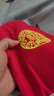 刺繡紅色福袋錦囊束口抽繩袋收納小布袋首飾袋公司年會禮品袋 祥云福(小號) 曬單實拍圖