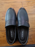 奧康官方男鞋 套腳圓頭舒適耐磨商務(wù)休閑皮鞋 黑色 1243211161 40 曬單實(shí)拍圖