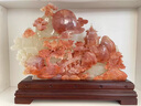 莫尼森  MOREISAN天然玉石擺件山水雕件客廳玄關(guān)酒柜裝飾商務(wù)禮物喬遷開(kāi)業(yè)禮品擺件 玉石雕件-紅花山水20 曬單實(shí)拍圖