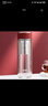 膳魔師（THERMOS）雙層玻璃杯TCGB-400帶茶漏泡茶杯TCGE-300商務(wù)辦公茶壺TCGA-400 TCGA-400DR紅色（附杯套） 400ml 曬單實拍圖