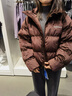 阿迪達(dá)斯 （adidas）三葉草羽絨服女2024冬防寒保暖時尚運(yùn)動休閑外套 IW8437 M 曬單實拍圖