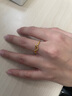 中國(guó)黃金（CHINA GOLD）蛇年本命年黃金戒指女足金靈蛇活口戒子七夕情人節(jié)禮物送女友老婆 可刻字-足金轉(zhuǎn)運(yùn)小靈蛇戒指金重約2.1-2.2g 曬單實(shí)拍圖