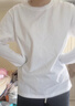 真維斯（JEANSWEST）長(cháng)袖t恤女2025春季新款舒適寬松百搭圓領(lǐng)上衣服純棉打底衫 曬單實(shí)拍圖