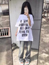 風(fēng)采兔 100%純棉重磅潮牌短袖T恤男女2025新款韓版寬松情侶半袖潮牌上衣 白色 M 曬單實(shí)拍圖