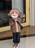 M.Latin/馬拉丁童裝兒童羽絨服24冬新款男女大童輕薄羽絨服 淺咖 140cm 曬單實拍圖