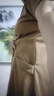 LPOX連衣裙夏天女2025年最新款大碼洋氣短袖連衣裙女夏季新款收腰遮肚 卡其色 XL 建議115-130 曬單實(shí)拍圖