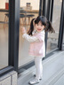 幼歌（YOUGE）【阿克蘇棉】嬰幼兒春季品卡通落肩毛衣柔軟親膚舒適馬甲 煙灰粉 100 cm 曬單實拍圖
