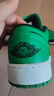 耐克（NIKE）【潮】Air Jordan aj1板鞋男女情侶款低幫耐磨透氣休閑運(yùn)動(dòng)籃球鞋 553560/553558-065 黑綠 女款GS 38 曬單實(shí)拍圖