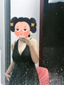 JIOESC泳衣女士泡溫泉2025新款連體高級感遮肉顯瘦大碼保守連體度假泳裝 黑色交叉肩帶 均碼 【80-120斤】 曬單實拍圖